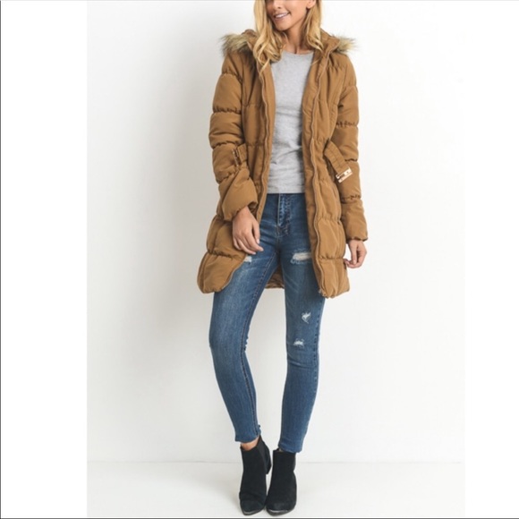 🍂🍁Gorgeous Anorak Camel Colored Jacket 🧥 - Picture 4 of 6